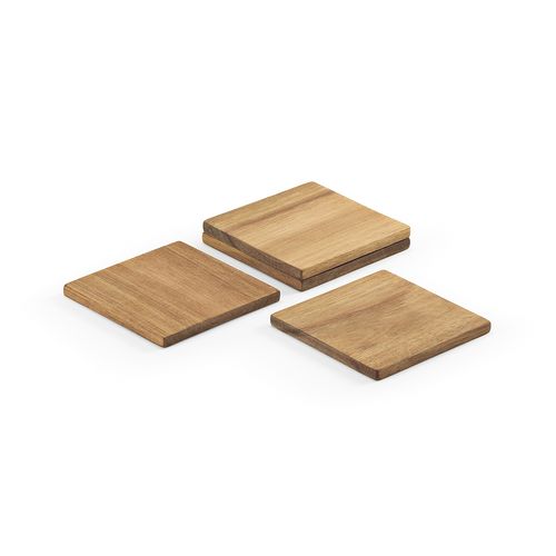Sous-verres Velázquez en bois d’acacia, set de 4