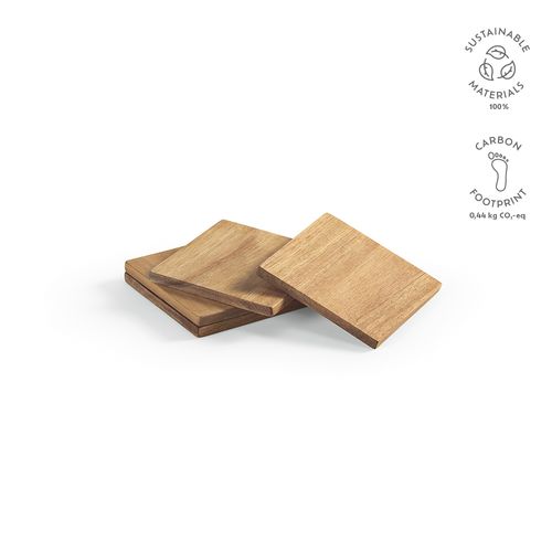 Sous-verres Velázquez en bois d’acacia, set de 4