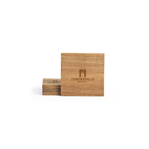 Sous-verres Velázquez en bois d’acacia, set de 4