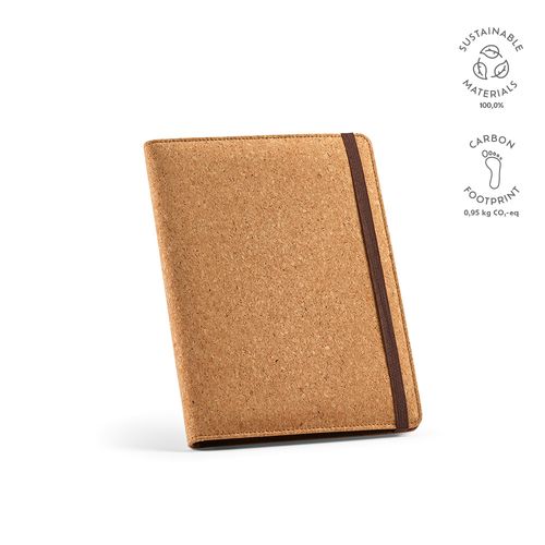 Conférencier Kafka A5 liège, bloc 64p, Fermé par élastique - 2