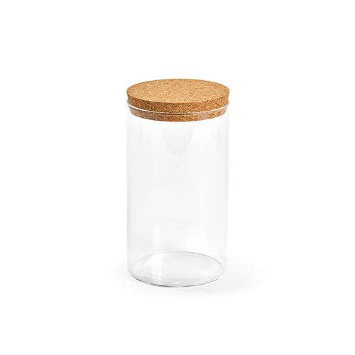 transparente Frasco Magritte 1000; vidrio borosilicato, 1015 ml. Tapa corcho