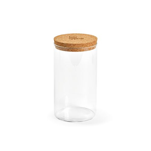 Bocal Magritte 1000 verre borosilicaté 1015 ml, couvercle liège