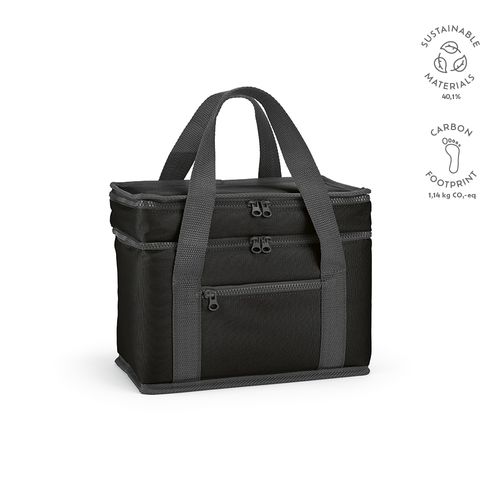 Nevera Florence L;  10L, de  rPET. 2 compartimentos y bolsillo