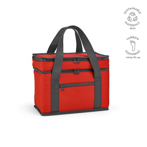 Nevera Florence L;  10L, de  rPET. 2 compartimentos y bolsillo