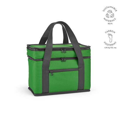 Nevera Florence L;  10L, de  rPET. 2 compartimentos y bolsillo