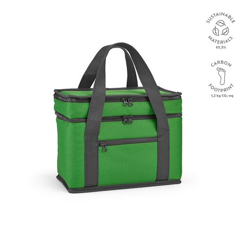 green Nevera Florence L; 10L, de rPET. 2 compartimentos y bolsillo