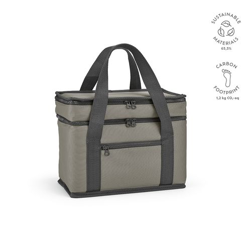 gray Nevera Florence L; 10L, de rPET. 2 compartimentos y bolsillo