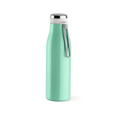 BOTELLA ARKANSAS 500 ;RINOX, 495 ML. DOBLE PARED, HERMÉTICA Y ASA