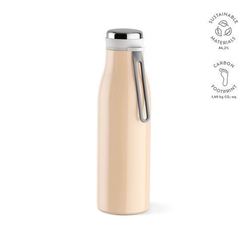 champán Botella Arkansas 500 ;rInox, 495 ml. Doble pared, hermética y asa