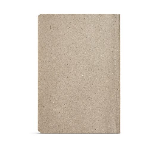 Carnet Poe couverture en lin, 196p recyclées 80g/m²
