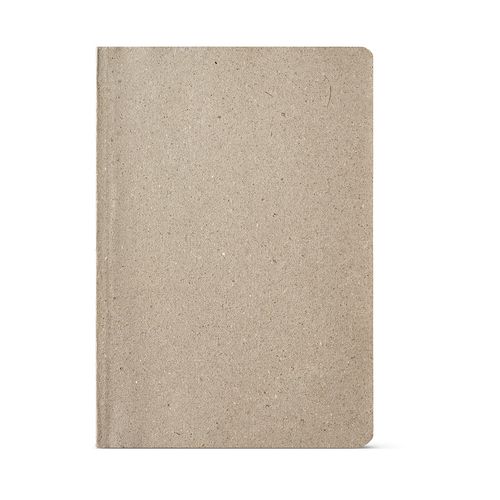 Carnet Poe couverture en lin, 196p recyclées 80g/m²