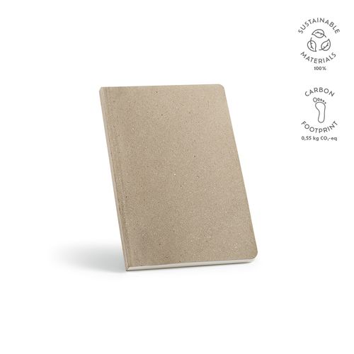 Carnet Poe couverture en lin, 196p recyclées 80g/m² - 2