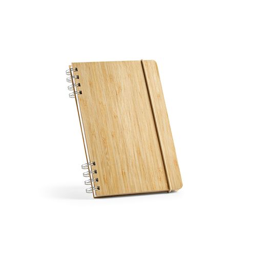 LIBRETA DANTE A5 DE BAMBÚ. 196 PÁGINAS PAPEL RECICLADO; 70 GMS