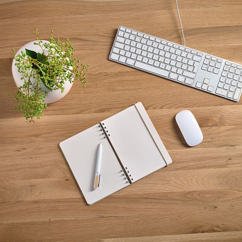 Carnet Dante couverture en bambou, 196p recyclées 70g/m²