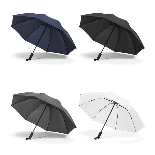 Parapluie Presley, rPET. 23", pliable avec fermeture réversible