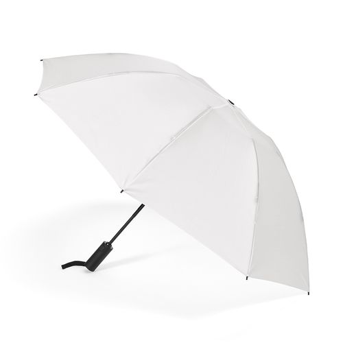 white Paraguas plegable Presley de rPET. 23