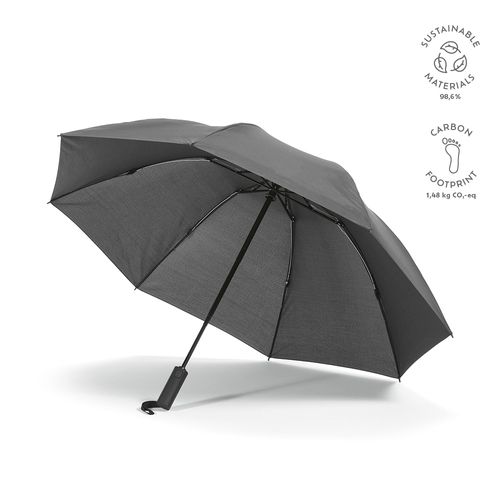 Parapluie Presley, rPET. 23", pliable avec fermeture réversible