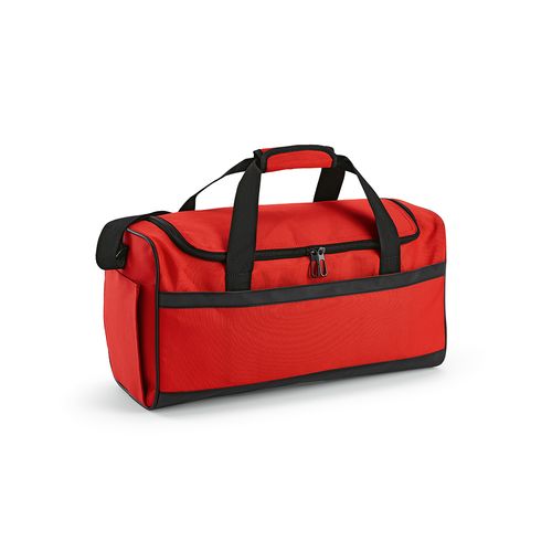 red Bolsa de deporte São Paulo M; 25L, de rPET ripstop. Reflectante