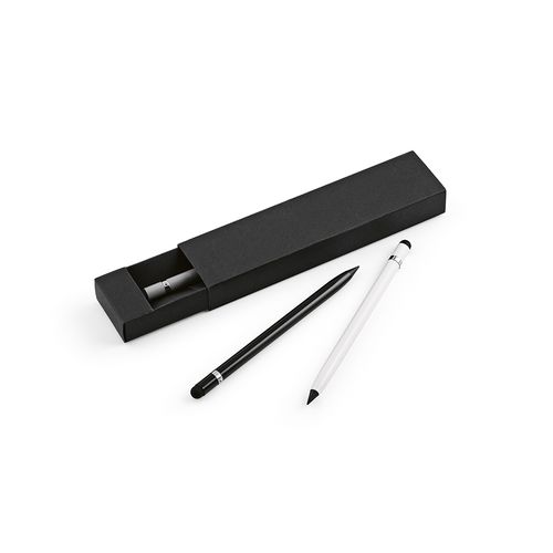 Stylo sans encre Voltaire en alu recyclé, pointe graphite