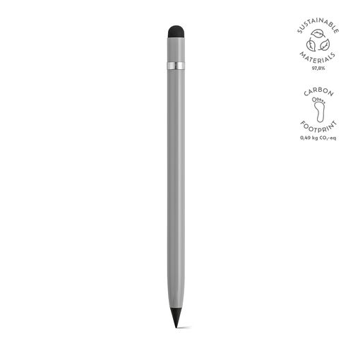 plateado Bolígrafo infinito Voltaire en rAluminio; punta de grafito y goma