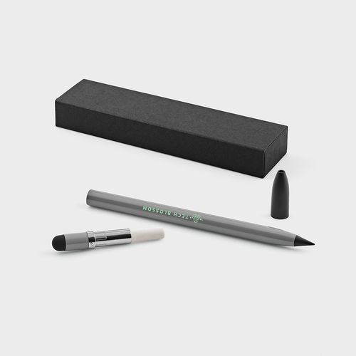 Stylo sans encre Voltaire en alu recyclé, pointe graphite