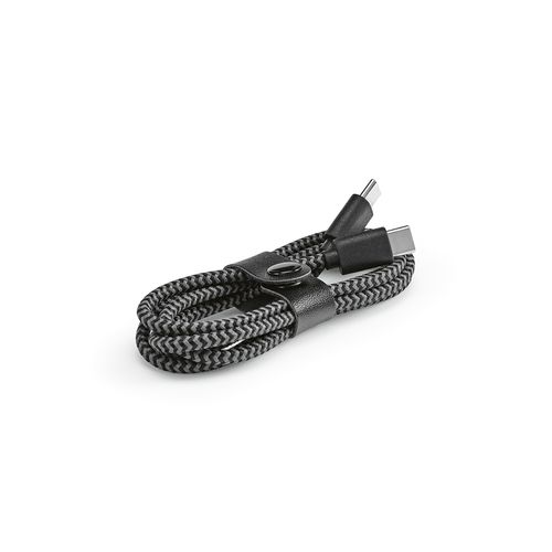 CABLE KOCH DE RPET DE 1 M. USB-C A USB-C. CARGA RÁPIDA