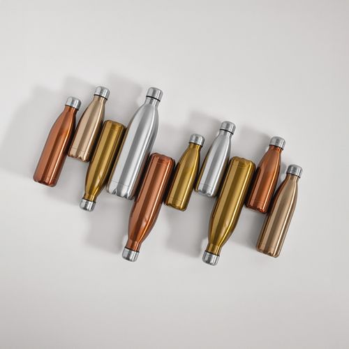 Botella Mississippi 450P; rInox, 430 ml. Doble pared. Brillante