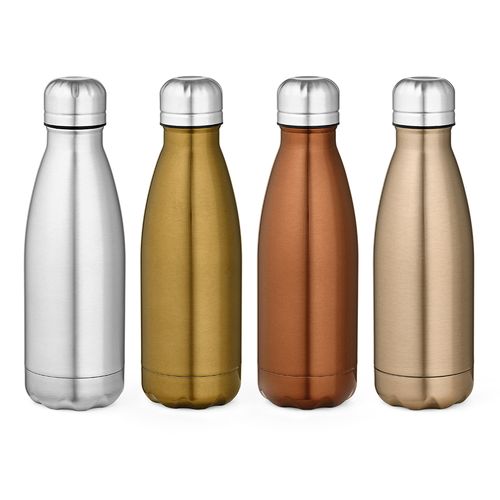 Botella Mississippi 450P; rInox, 430 ml. Doble pared. Brillante