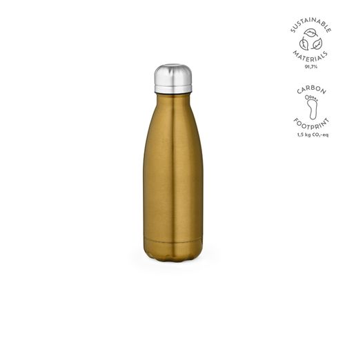 dorado Botella Mississippi 450P; rInox, 430 ml. Doble pared. Brillante