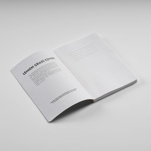 Carnet Dostoïevski couverture en citronnelle, 196p 80g/m²