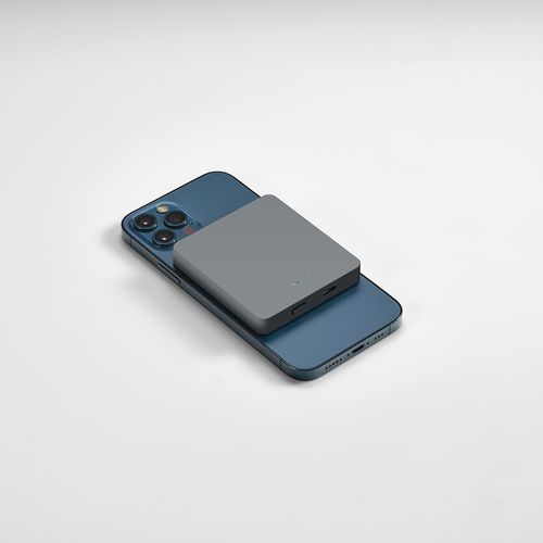 Batería externa Mendel; de rABS, 5000 mAh. Carga magnética