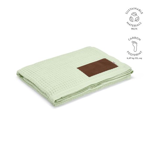 Plaid Giotto, rCOTON 200 g/m², patch personnalisable