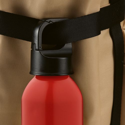 Botella Mackenzie; rInox, 690 ml, hermética, cierre de mosquetón