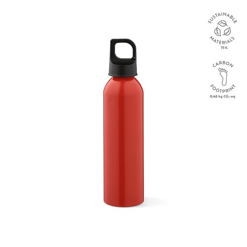 Botella Mackenzie; rInox, 690 ml, hermética, cierre de mosquetón