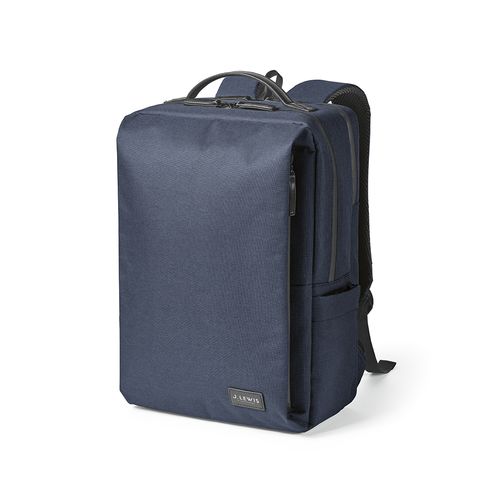 blue Mochila Oslo de 20 l de rPET. Cierre impermeable. Para PC de 17