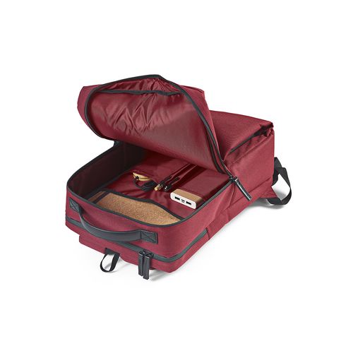 red Mochila Oslo de 20 l de rPET. Cierre impermeable. Para PC de 17