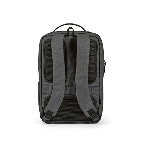 gris oscuro Mochila Oslo de 20 l de rPET. Cierre impermeable. Para PC de 17