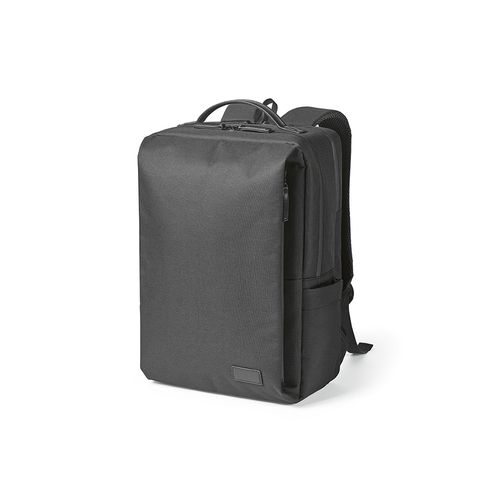 gris oscuro Mochila Oslo de 20 l de rPET. Cierre impermeable. Para PC de 17