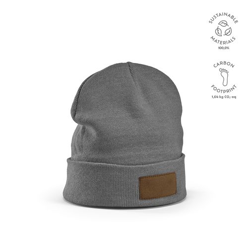 Gorro Tupac; de algodón reciclado. Con parche personalizable
