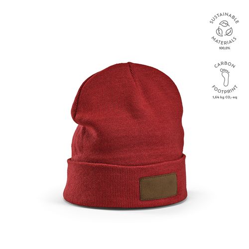 Gorro Tupac; de algodón reciclado. Con parche personalizable
