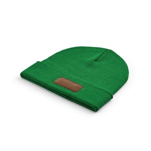 verde oscuro Gorro Tupac; de algodón reciclado. Con parche personalizable