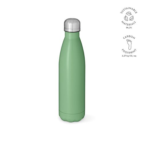 verde pastel Botella Mississippi 1100 ; rInox, 1100 ml. Doble pared, hermética