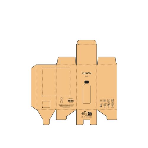 Gourde Yukon rAluminium 550ml. Paroi simple, étanche - 9