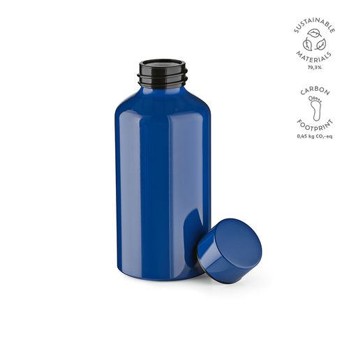 blue Botella Yukon de rAluminio de 550 ml. Pared simple y hermética