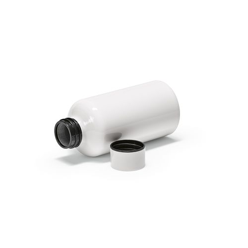 white Botella Yukon de rAluminio de 550 ml. Pared simple y hermética