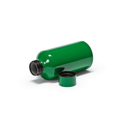 green Botella Yukon de rAluminio de 550 ml. Pared simple y hermética