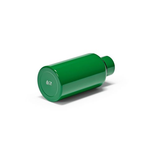 green Botella Yukon de rAluminio de 550 ml. Pared simple y hermética