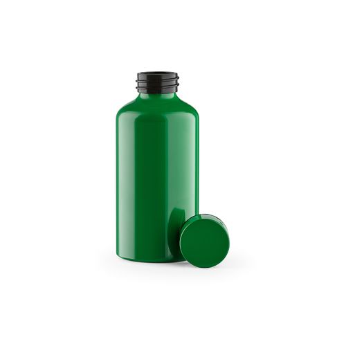 green Botella Yukon de rAluminio de 550 ml. Pared simple y hermética