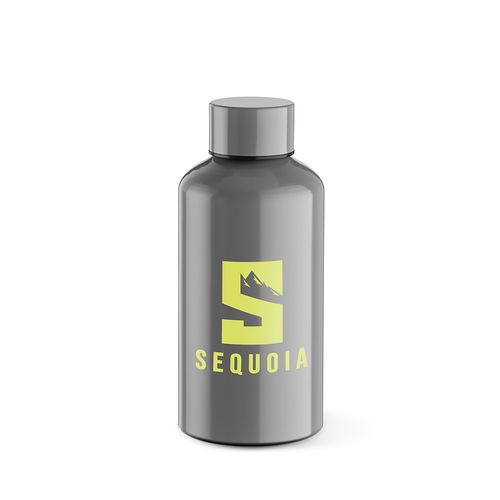 gray Botella Yukon de rAluminio de 550 ml. Pared simple y hermética