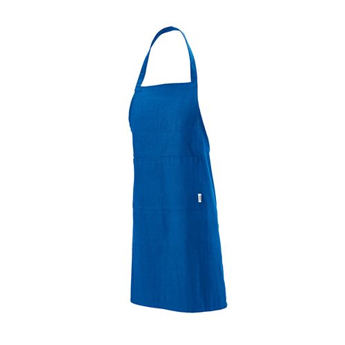 blue Delantal Rubens, fabricado en algodón reciclado de 180 gsm